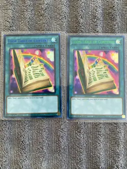 Yugioh Toon Table of Contents LDS1-EN069 1st Ultra Rare (BLUE And Green) - Image 1