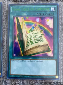 Yugioh Toon Table of Contents LDS1-EN069 1st Ultra Rare (BLUE And Green) - Image 3