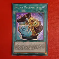 Yugioh Pot Of Prosperity RA01-EN066 1st Edition Super Rare - Image 1