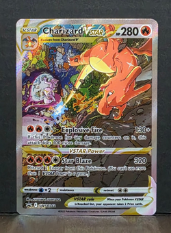 Pokemon TCG Charizard VSTAR SWSH262 Holo Promo Card Near Mint Condition - Image 1