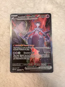 Team Rockets Mewtwo EX Special Illustration Card 231/182 Sv10: Destined Rivals - Image 1