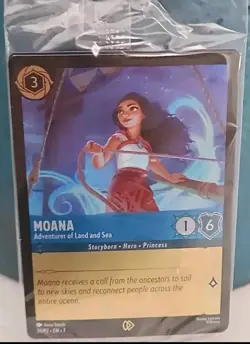 New! Disney Lorcana TCG Moana 26/P2 Promo Cinemark Lorcana Ravensburger Card - Image 3