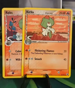 Ralts Kirlia Dragon Frontiers Fire Delta Species Regular pokemon Card Lot 2006 - Image 1
