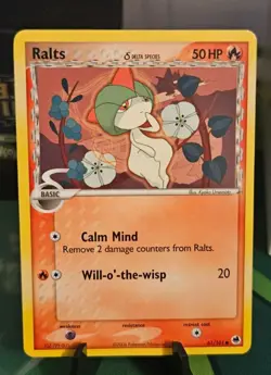 Ralts Kirlia Dragon Frontiers Fire Delta Species Regular pokemon Card Lot 2006 - Image 2