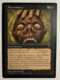 Necromancy - Visions - Magic The Gathering - 1996 - Image 1