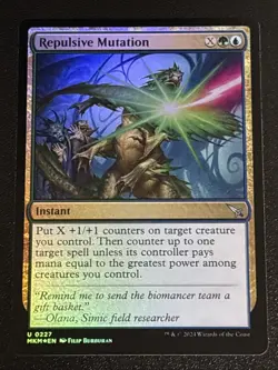 MTG Murders at Karlov Manor Repulsive Mutation Foil 0227 NM - Image 1