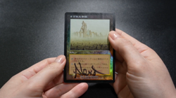 Deserted Temple FOIL Japanese Signed Odyssey MTG JP - Image 2