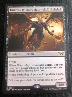 MTG Duskmourn - Doomsday Excruciator - Rare - Image 1