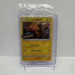 Pokemon Detective Pikachu Promo Sealed Pack English Card 2019 Standard Size - Image 1