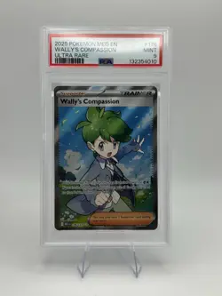 2025 POKEMON MEG EN-MEGA EVOLUTION ULTRA RARE #176 WALLY'S COMPASSION PSA 9 - Image 1