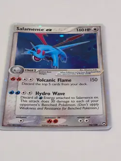 Pokemon TCG Salamence ex Ultra Rare Power Keepers #96/108 - LP+ GREAT CONDITION - Image 1