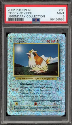 Pokemon Pidgey Legendary Coll. Reverse Holo #85 PSA 9 Mint - Image 1