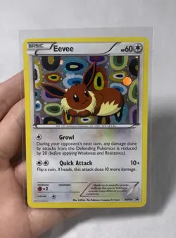 Eevee BW94 Black White Promos Holo Black Star Pokemon TCG Near Mint - Image 1