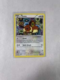 Eevee BW94 Black White Promos Holo Black Star Pokemon TCG Near Mint - Image 2
