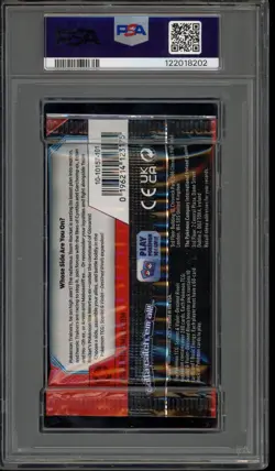 Pokemon Destined Rivals Giovanni and Mewtwo Booster Pack PSA 9 Mint - Image 2