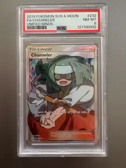 POKEMON UNIFIED MINDS UNIFIED MINDS CHANNELER #232 PSA 9 - Image 1