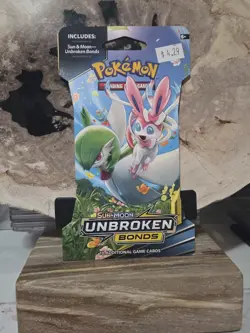 Pokemon Sun And Moon Unbroken Bonds Sleeved Booster Pack Factory Sealed - Image 1