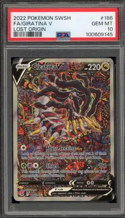 Pokemon Giratina V Lost Origin Full Alt Art #186 PSA 10 Gem Mint - Image 1