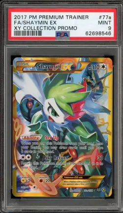 Pokemon Shaymin EX XY Premium Trainer Coll. Full Alt Art Promo #77a PSA 9 Mint - Image 1