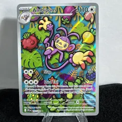 Pokemon TCG Phantasmal Flames Ambipom 107/094 Illustration Rare - NM/M - Image 1