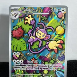 Pokemon TCG Phantasmal Flames Ambipom 107/094 Illustration Rare - NM/M - Image 4