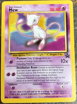 2000 Pokemon Mew Black Star Promo #8 - Image 1