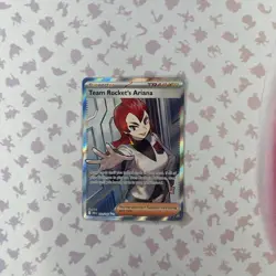 Pokemon TCG Destined Rivals Team Rockets Ariana Trainer Full Art Ultra Rare - Image 1