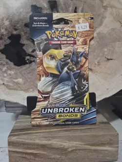 Pokemon Sun And Moon Unbroken Bonds Sleeved Booster Pack Factory Sealed - Image 1