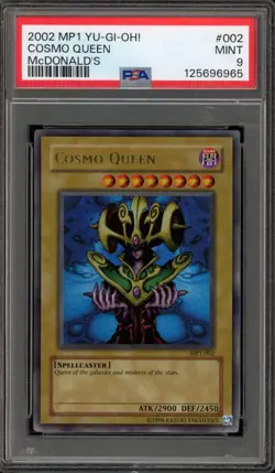 Yu-Gi-Oh! Cosmo Queen McDonald's Ultra Rare Promo MP1-002 PSA 9 Mint - Image 1