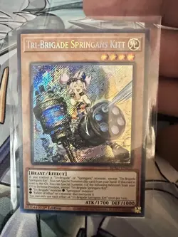 Yu-Gi-Oh! Tri-Brigade Springans Kitt BPRO-EN025 Secret Rare 1st Ed - Image 2