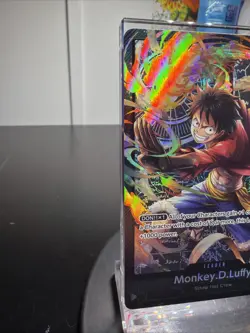 One Piece Monkey.D.Luffy (001) L Starter Deck 14: 3D2Y ST14-001 English Foil NM - Image 2