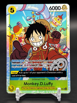 Monkey.D.Luffy • OP07-109 SR Premium Booster Holo Foil One Piece TCG NM - Image 1