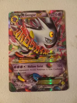 Mega Gengar EX Holo Black Star Promo Card XY166 - Image 1