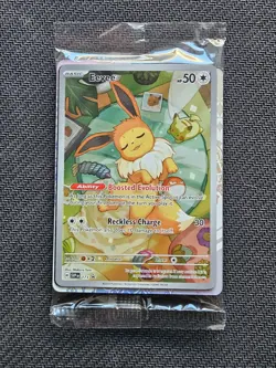 Pokemon TCG Eevee Promo Card SVP 173 Holo Rare Sealed - Image 1