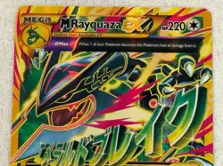 Pokemon Mega Rayquaza EX Holo Full Art Ultra Rare Card Ancient Origins 98/98 - Image 2