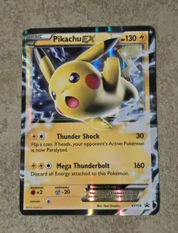 [ NM- ] Pikachu EX XY174 Promo Holo Pokemon Card - Image 1