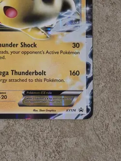 [ NM- ] Pikachu EX XY174 Promo Holo Pokemon Card - Image 4