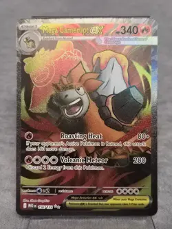 Mega Camerupt ex 156/132 Pokemon Mega Evolution Ultra Rare Near Mint (NM) 2025 - Image 1