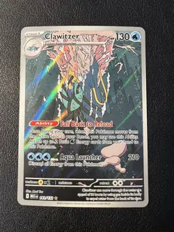 Clawitzer 141/132 - Pokemon Mega Evolution Illustration Rare Holo NM - Image 1