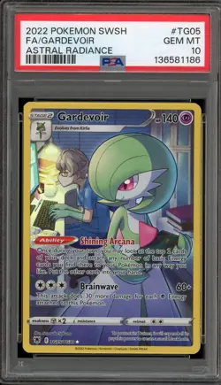 Pokemon Gardevoir Astral Radiance Trainer Gallery Full Art #TG05 PSA 10 Gem Mint - Image 1