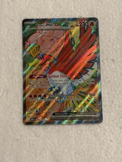 Pokemon Ethan’s Ho-Oh Ex 209/182 Secret Rare Scarlet Violet Destined Rivals NM - Image 1