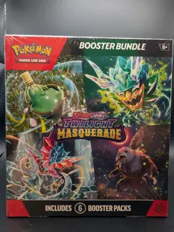 Pokemon TCG Scarlet & Violet Twilight Masquerade Sealed Booster Bundle 6 Pack - Image 1