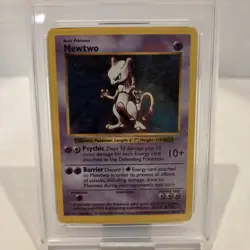 1999 POKEMON BASE SET SHADOWLESS #10 MEWTWO-HOLO PSA 3 - Image 2
