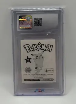 Raichu 1998 Pokemon Merlin #166 Series 1-166 CGC 8 - Image 2