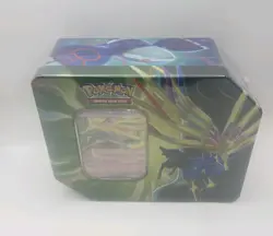 Pokemon TCG Azure Legends Tin Xerneas EX Factory Sealed 5 Booster Packs New - Image 1