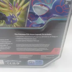 Pokemon TCG Azure Legends Tin Xerneas EX Factory Sealed 5 Booster Packs New - Image 5