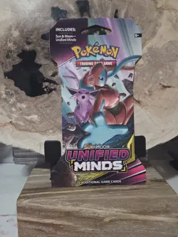 Pokemon Sun And Moon Unified Minds Sleeved Booster Pack Factory Sealed - Image 1