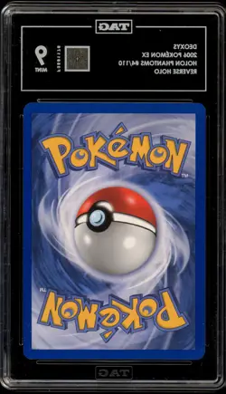 Pokemon Deoxys EX Holon Phantoms Reverse Holo Rare #4 TAG 9 Mint - Image 2