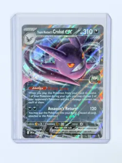TEAM ROCKET'S CROBAT EX 122/182 DOUBLE RARE HOLO POKEMON DESTINED RIVALS NM - Image 1