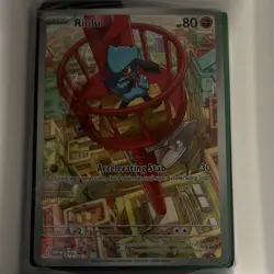 Pokemon Riolu 010 Me: Mega Evolution Promo Holo Promo 80 HP Basic Sealed Pack - Image 1